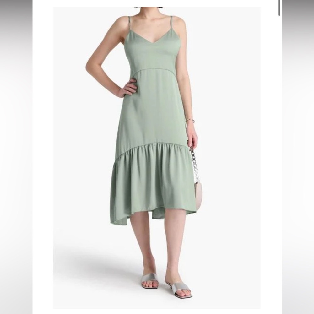 Claudie Pierlot
Women's Green Satin Midi Dress